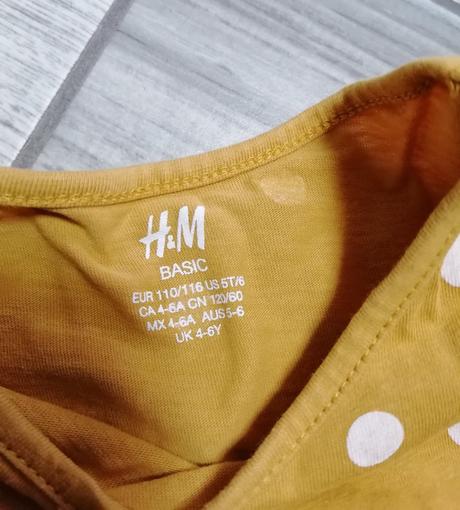 Bodkované šatky - 110/116 h&m, h&m,116