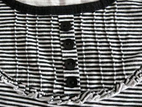 Pásikované tričko s troštvť.rukávmi na 10-11 rokov, cherokee,146