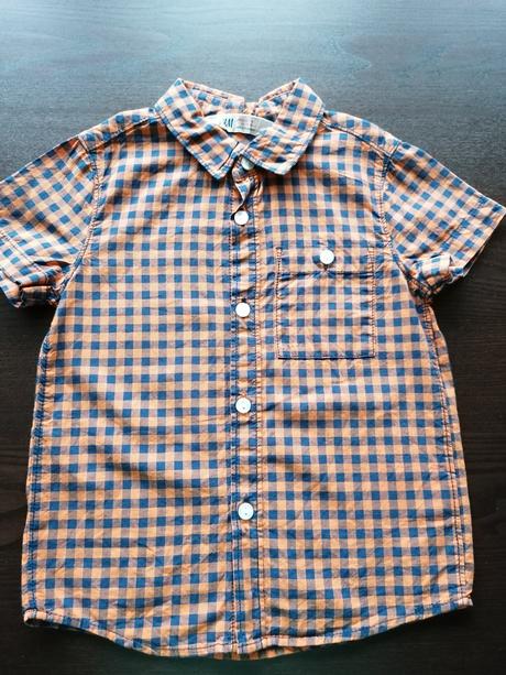 Károvaná košeľa, h&m,98