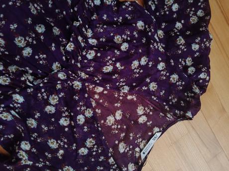 Kvetinové šaty, zara,s