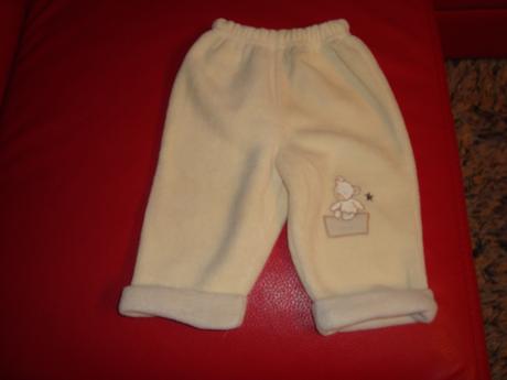 Teplá flísová súprava trend s medvedíkom- top stav, 62