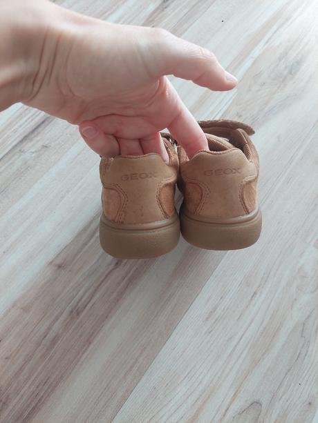 Kožené hnedé topánky geox, geox,26