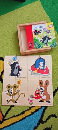 Puzzle pre najmenších krtko a priatelia,