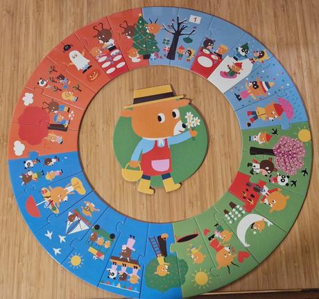 Djeco puzzle 24ks rocne obdobia, 