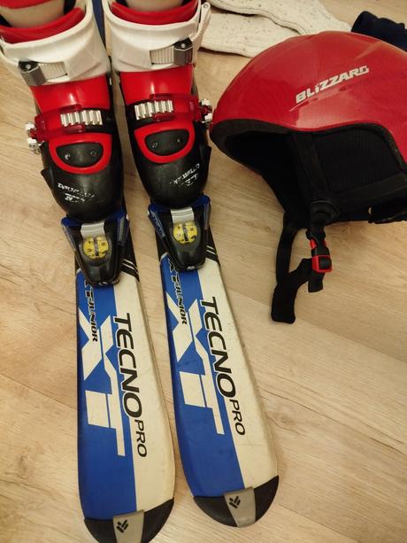 Lyžiarsky set pre 3-5 ročné dieťa, 80-89 cm