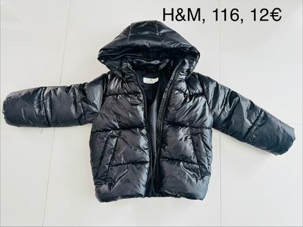 Zimná bunda, h&m,116