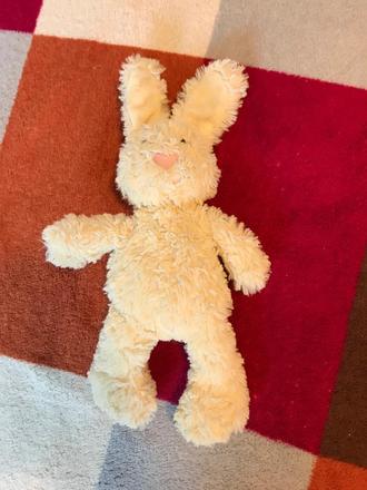 Zajačik - šuští na zadočku - 32cm,