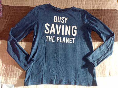 Detské tmavomodré tričko, 158