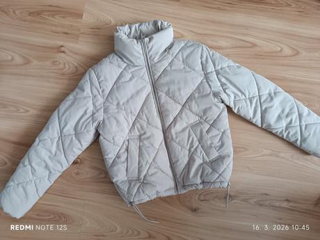 Prechodná prešívaná bunda, h&m,s