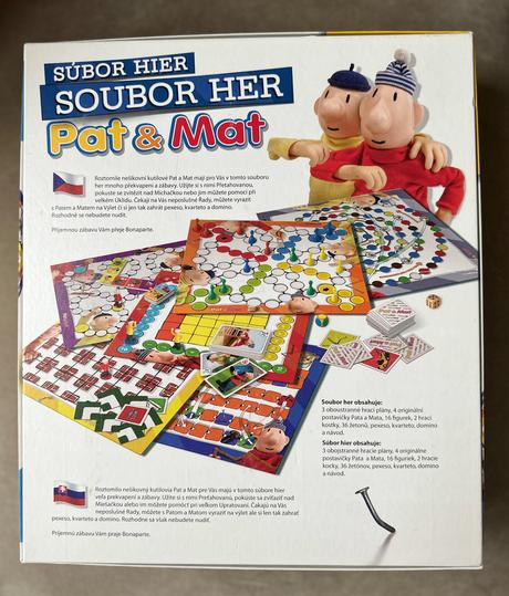 Pat a mat súbor hier - stolové hry, 