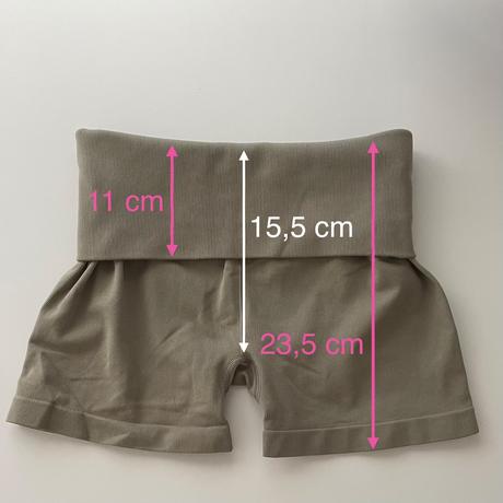 Rebrované vysoký pás cyklistické prekladané mikro, h&m,s