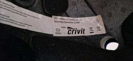 Prilba crivit, l