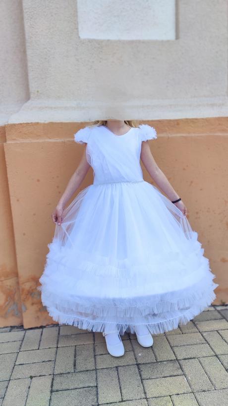 Slávnostné detské saty + topánky gratis, 134