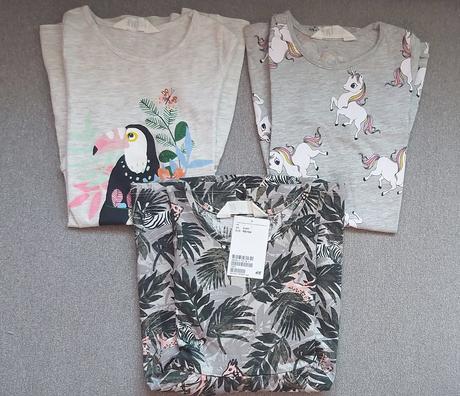 Letné šaty "jednorožce", h&m,98
