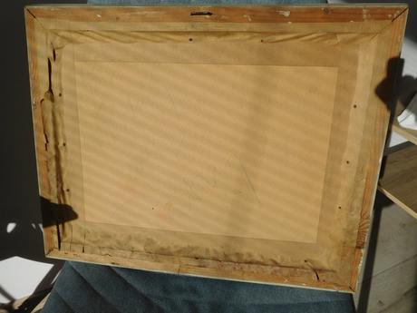 Kočovníci-olej na plátne 1952, 38 x 48 cm 2 kusy, 