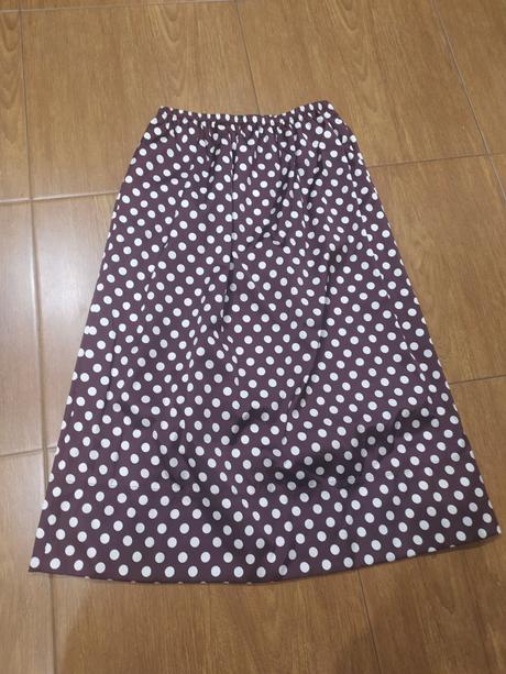 Bodkovaná sukňa, zara,m