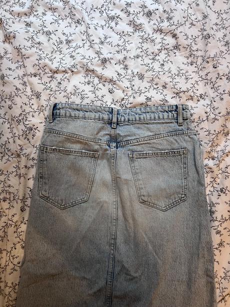 Midi riflova sukna, pull&bear,m