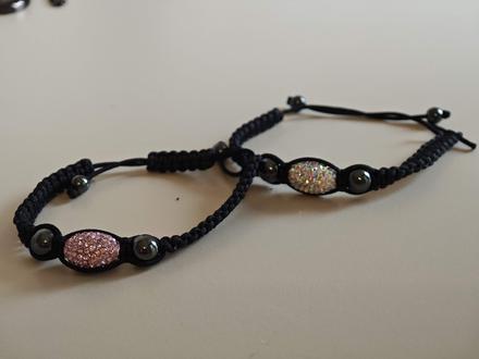 Náramky so zirkónom swarovski 2 ks, swarovski