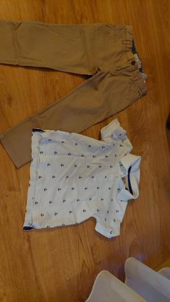 Elegantne nohavice a tricko hm 110-116, h&m,110