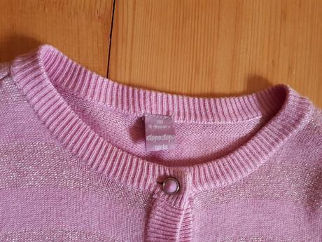 Ružový sveter s gombičkami, dopodopo,110