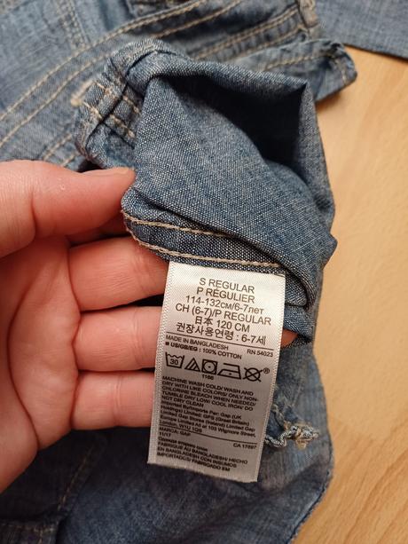 Rifľová košeľa gap, gap,122