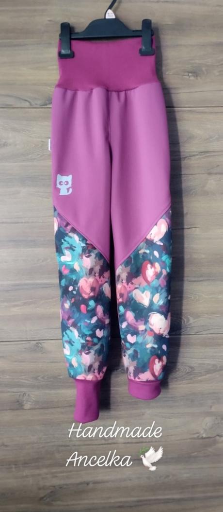 Zimné softshellky kombin.s reflexnym prvkom, 74 - 164