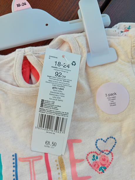 Nové tričká s visačkou, f&f,92