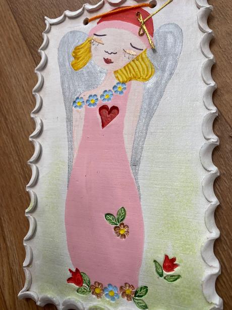 Krásny miniobrázok anjel víla šťastie a láska,