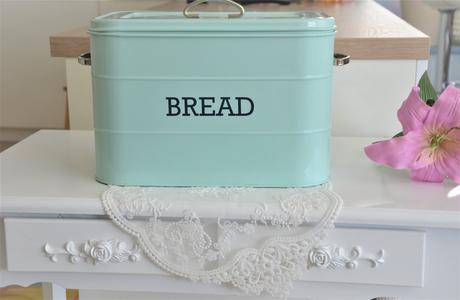 Vintage chlebník mentol farba, 