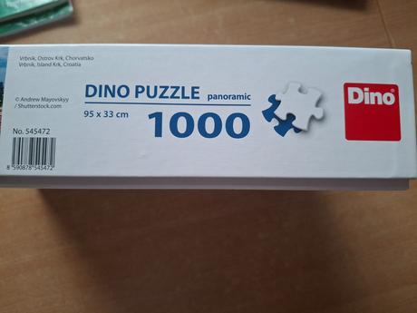 Puzzle dino chorvátsko krk vrbnik 1000, 