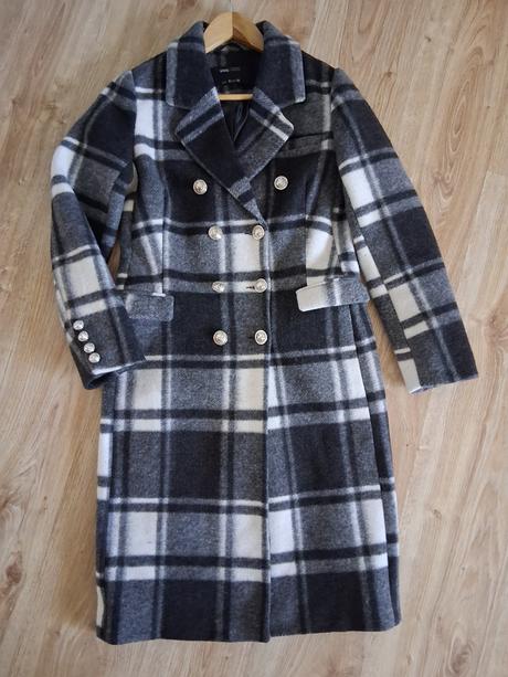 Kockovaný kabát, sinsay,s