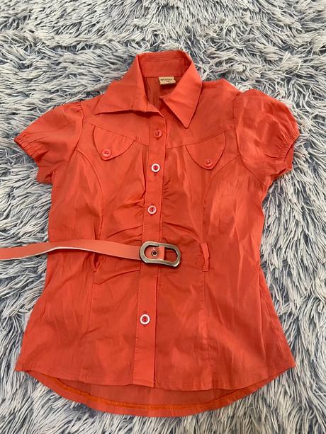 Dievčenská blúzka s krátkym rukavom, 140