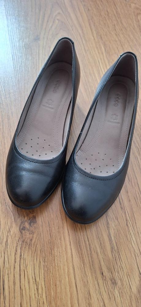 Lodičky kožené, ecco,37