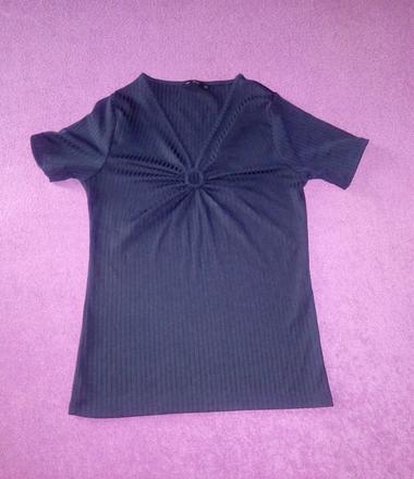 Tmavomodrý top, f&f,40