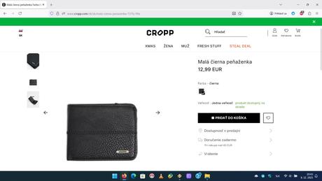 Zimná bunda, ľadvinka, taška na plece, peňaženka, reebok,l