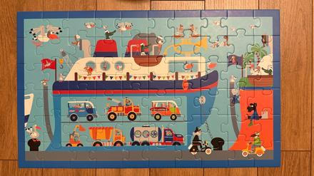 Puzzle scratch - trajekt, 