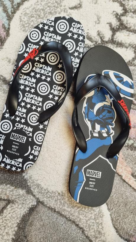 B3377 šľapky avengers, reserved,36
