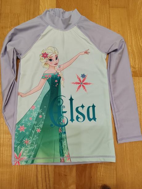 Plavecké tričko s uv frozen, disney,128