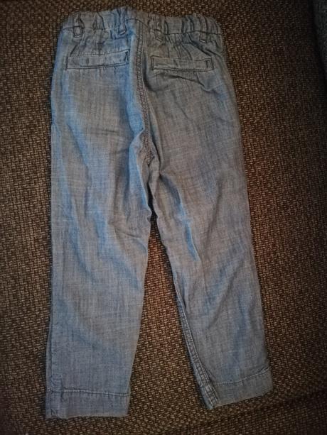 Tenké riflové nohavice, h&m,98