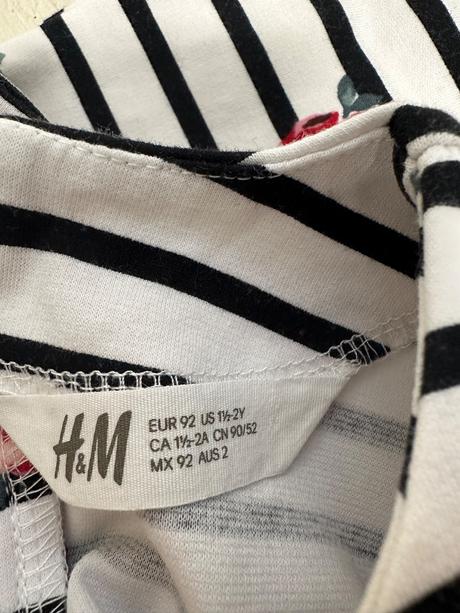 Dievčenské šaty h&m vo veľ. 92, h&m,92