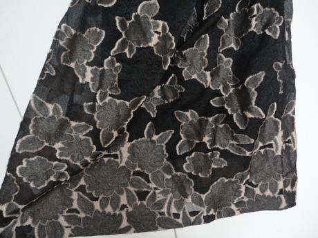 Dámska žakárová midi sukňa vel. xs, h&m,34