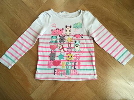 Tricko s dlhym rukavom h&m, h&m,92