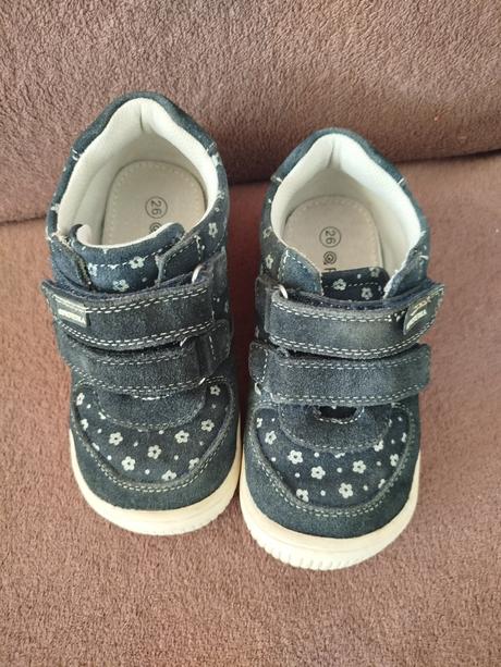 Modré s kvietkami barefoot super stav, protetika,26