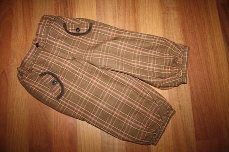 Podšité nohavice, h&m,80