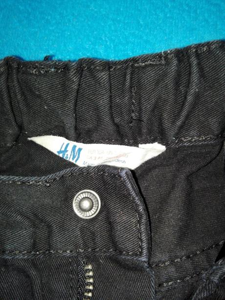 Cierne nohavice, h&m,104