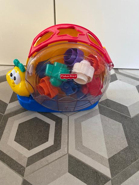Fisher price vkladacka slimak, 
