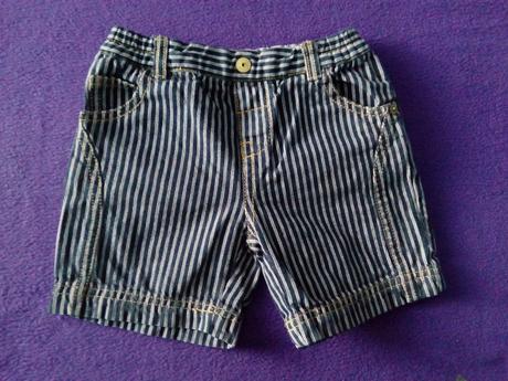 Detské pásikavé kraťasy, chicco,74