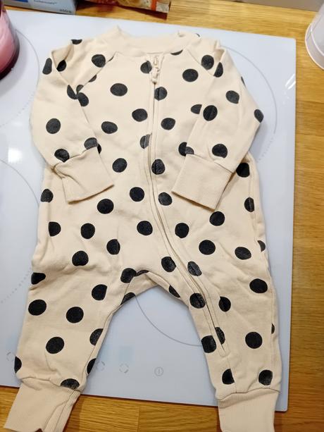 Teplakovy bodkovaný overal h&m, h&m,68