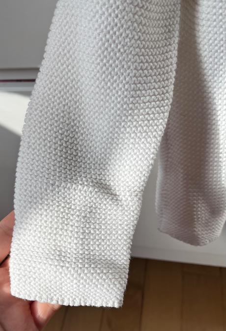 Biely bavlnený sveter, f&f, 98, f&f,98