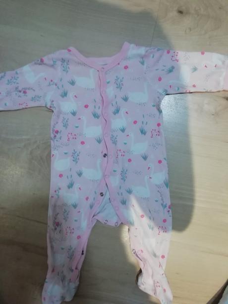 Overal bavlna s labutkami 74/80, 74